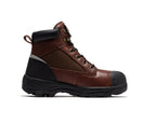 RockRooster Daviston 6" Waterproof Composite Toe Work Boot – Brown – Wide Fit