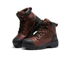 RockRooster Daviston 6" Waterproof Composite Toe Work Boot – Brown – Wide Fit