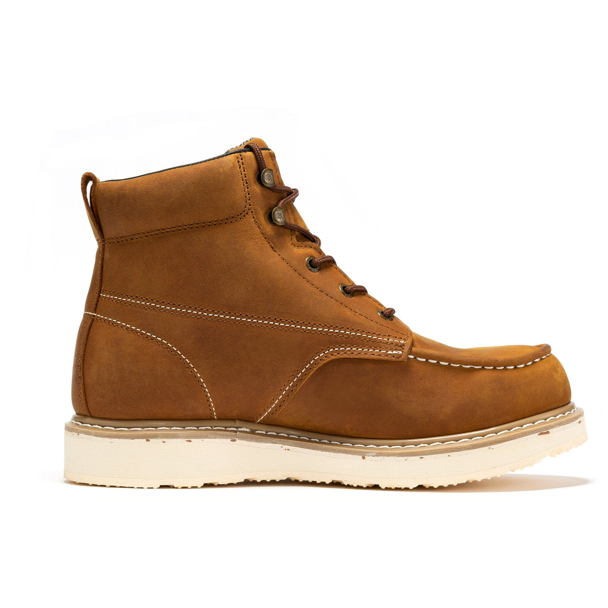 RockRooster Edgewood 6" Waterproof Steel Toe Wedge Work Boot – Brown - MEM Supply Co.
