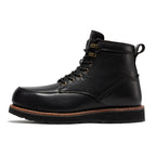 RockRooster Edgewood 6" Steel Toe Wedge Work Boot – Black – Wide Fit