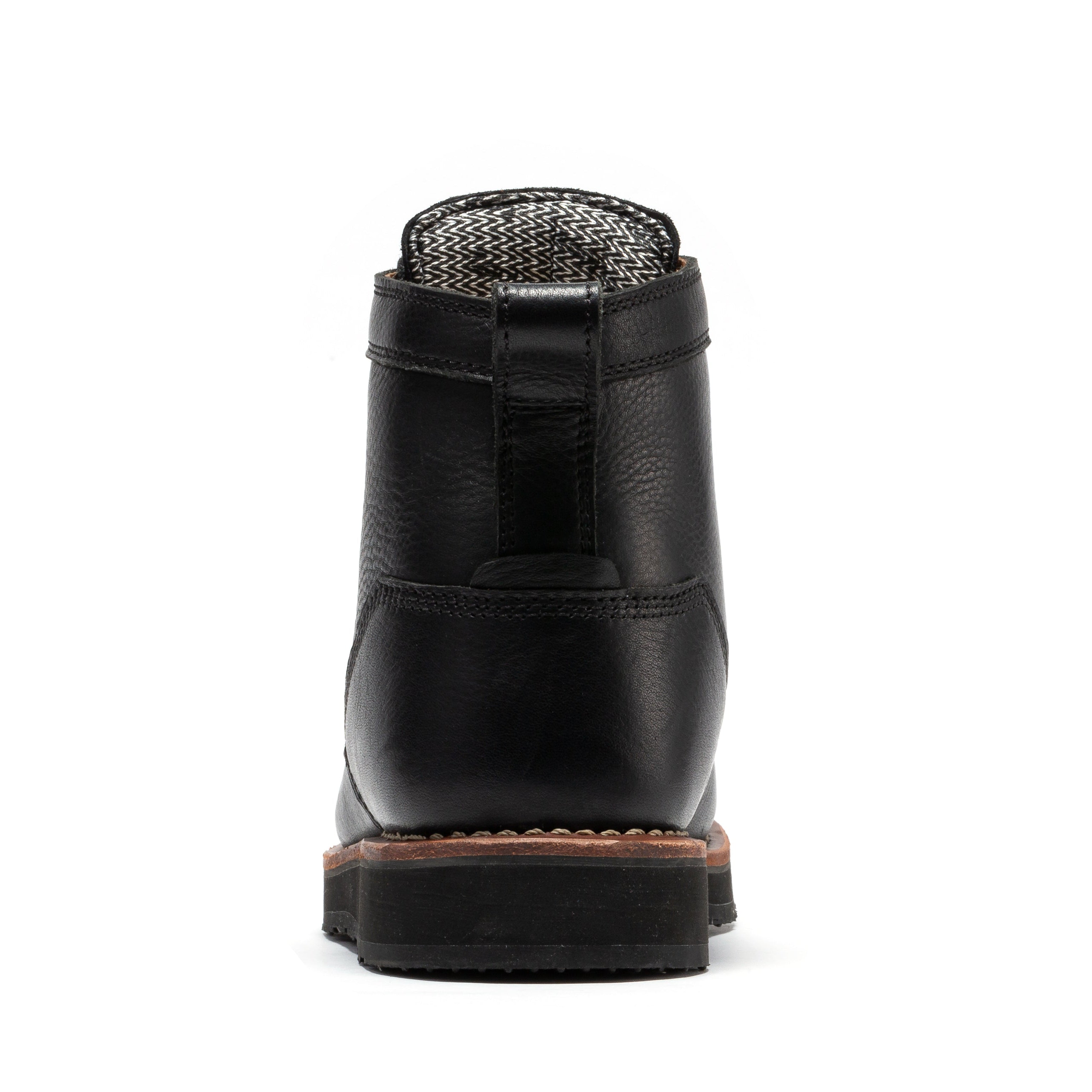 RockRooster Edgewood 6" Steel Toe Wedge Work Boot – Black