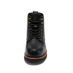 RockRooster Edgewood 6" Steel Toe Wedge Work Boot – Black – Wide Fit