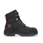 RockRooster Kensington 7" Side-Zip Steel Toe Work Boot – Black - MEM Supply Co.