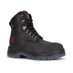 RockRooster Kensington 7" Side-Zip Steel Toe Work Boot – Black - MEM Supply Co.