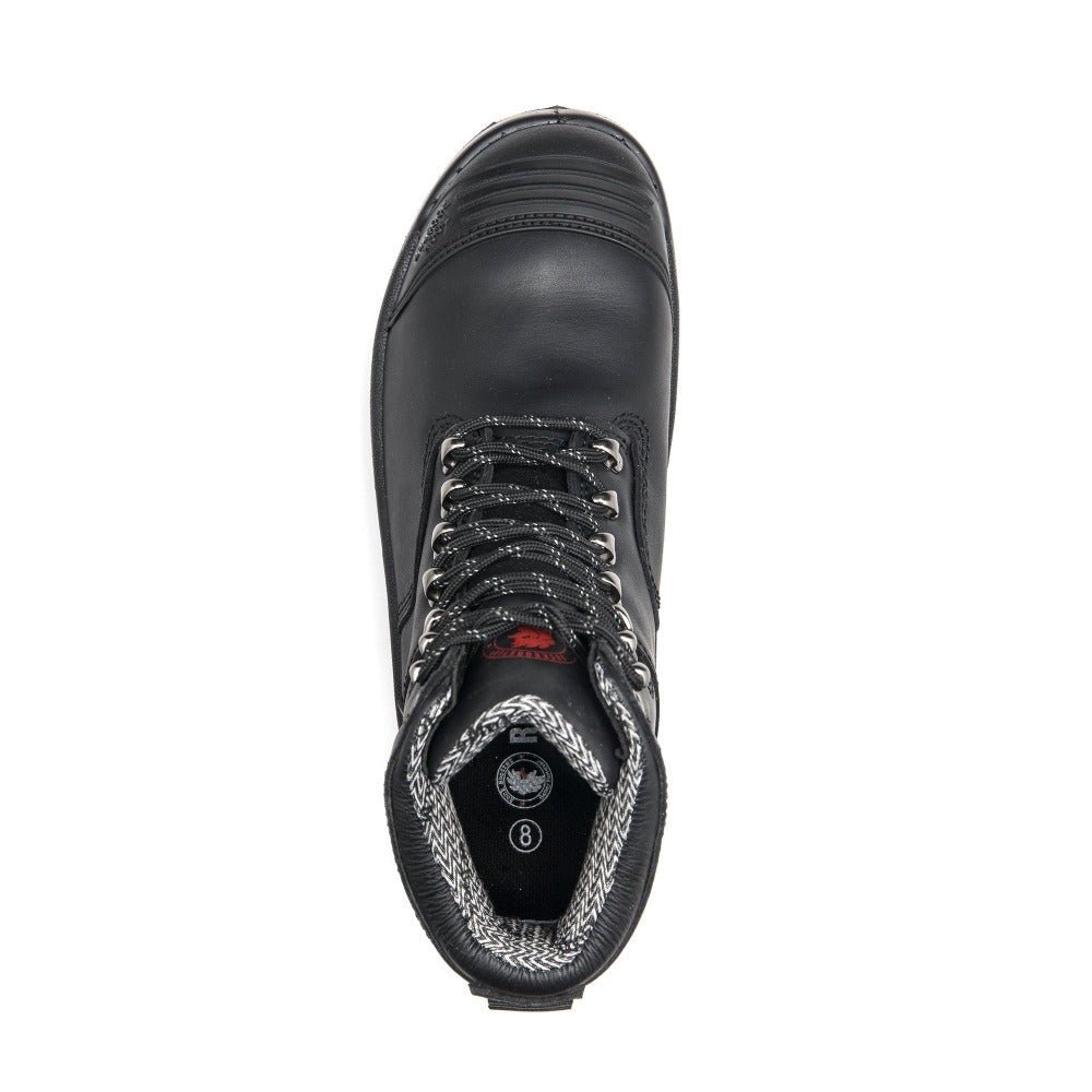 RockRooster Kensington 7" Side-Zip Steel Toe Work Boot – Black - MEM Supply Co.