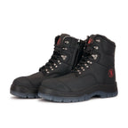 RockRooster Kensington 7" Side-Zip Steel Toe Work Boot – Black - MEM Supply Co.