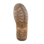 RockRooster Kimberly 7" Side-Zip Steel Toe Work Boot – Tan – Wide Fit