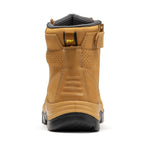 RockRooster Madison 6" Side-Zip Steel Toe Work Boot – Tan – Wide Fit