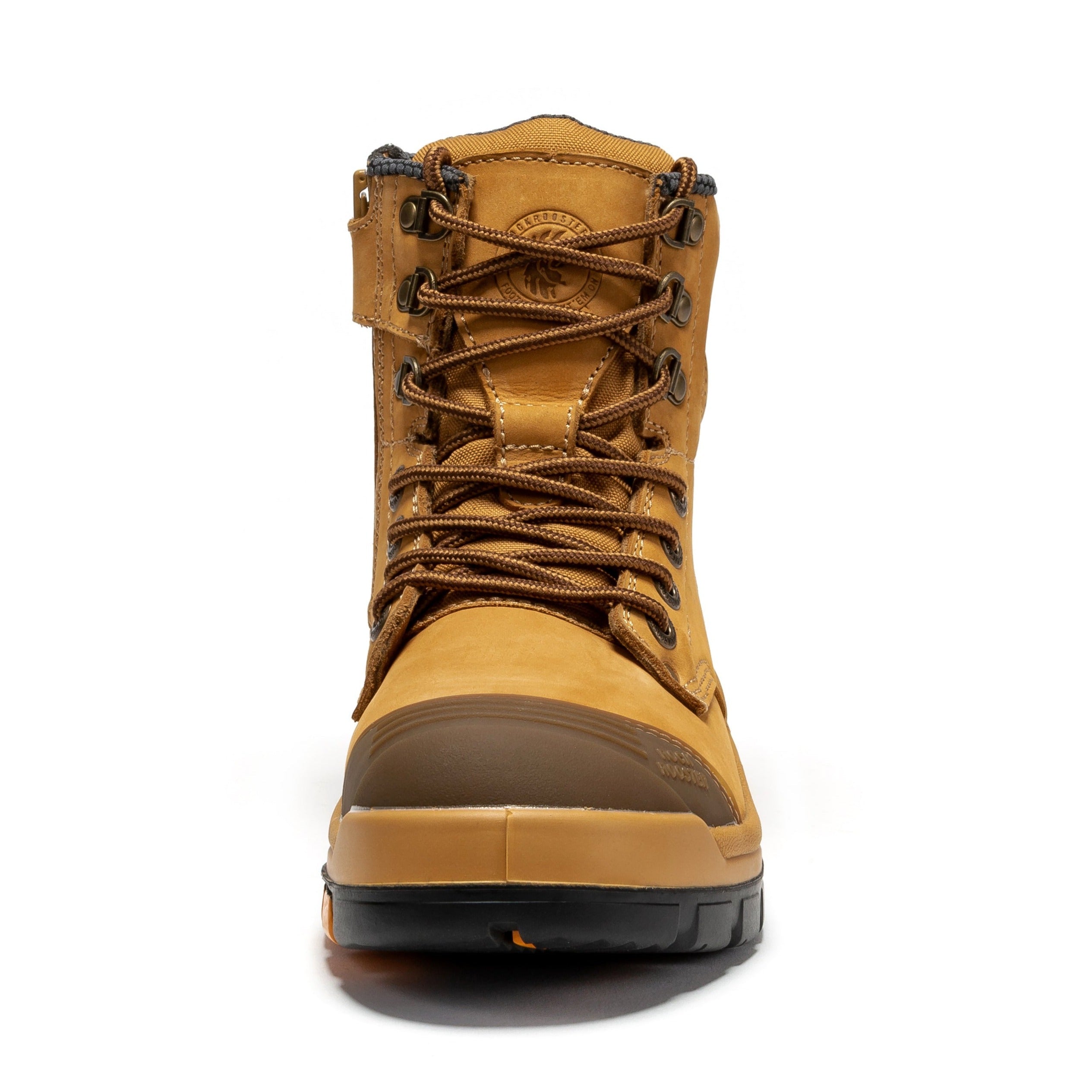 RockRooster Madison 6" Side-Zip Steel Toe Work Boot – Tan