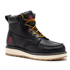 RockRooster Magnolia 6" Side-Zip Soft Toe Wedge Work Boot – Black