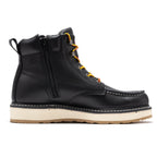 RockRooster Magnolia 6" Side-Zip Soft Toe Wedge Work Boot – Black