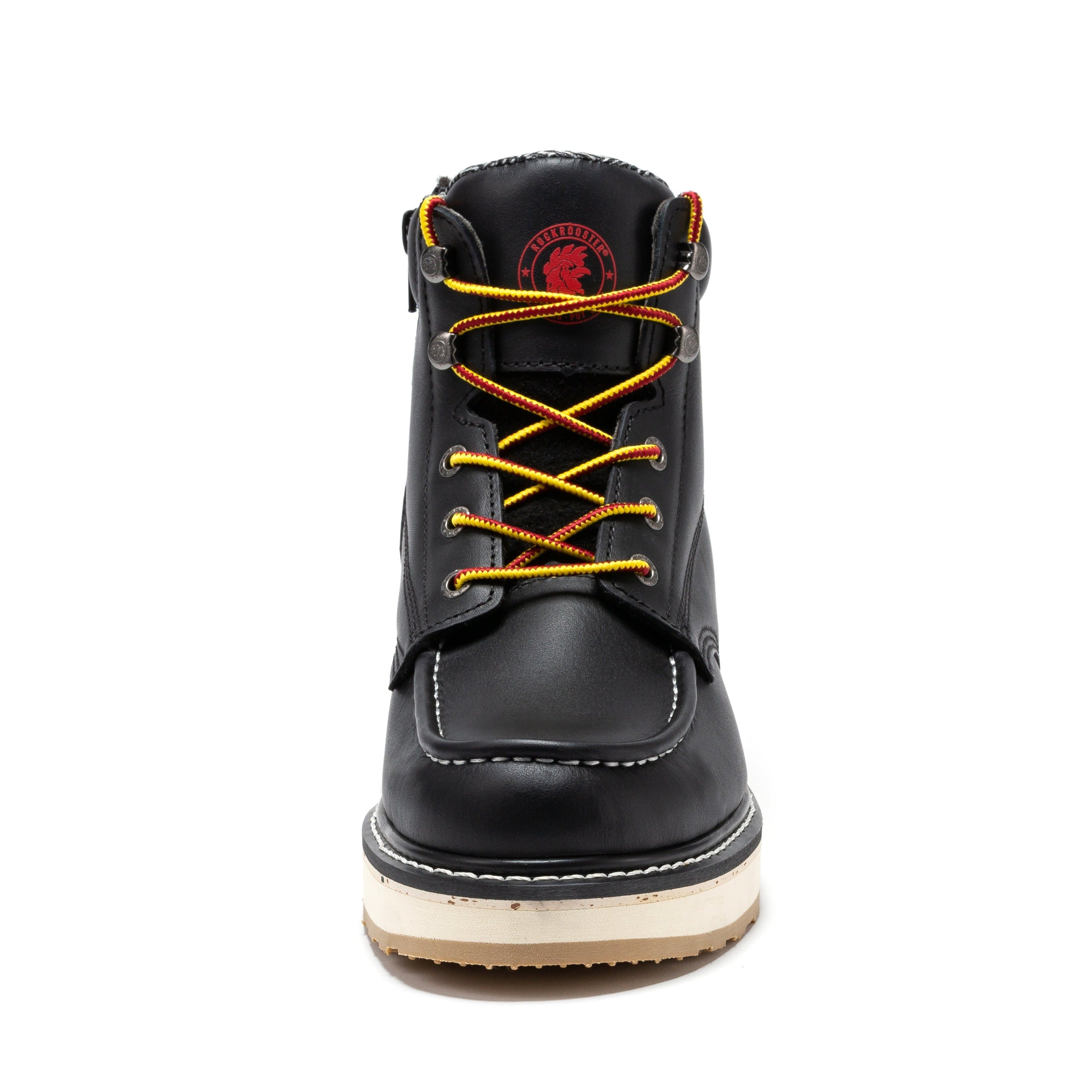 RockRooster Magnolia 6" Side-Zip Soft Toe Wedge Work Boot – Black