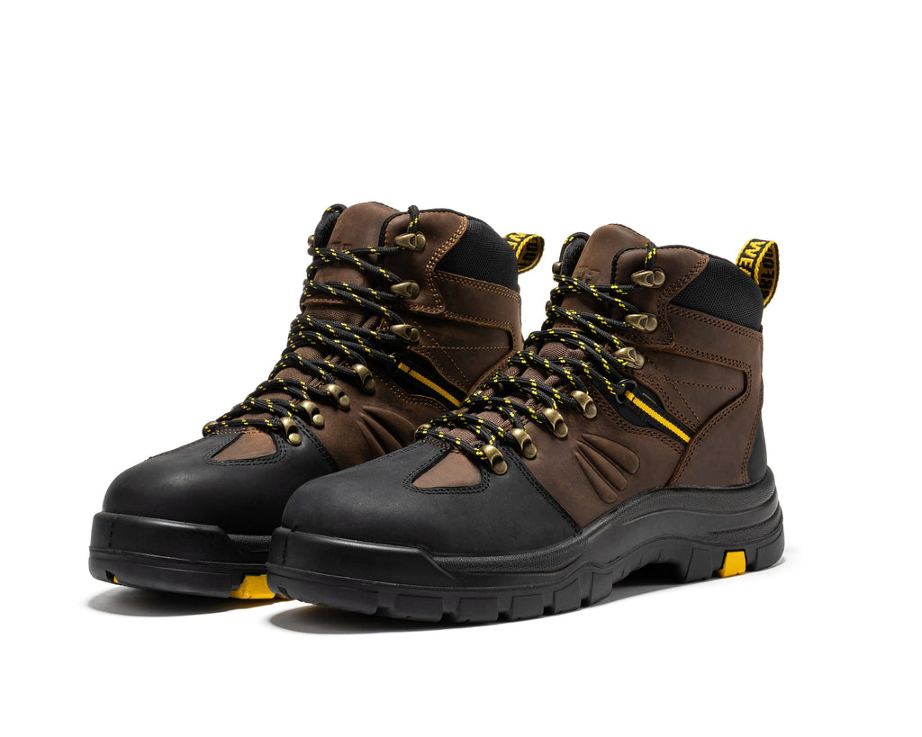 RockRooster Marfa 6" Waterproof Composite Toe Work Boot – Brown