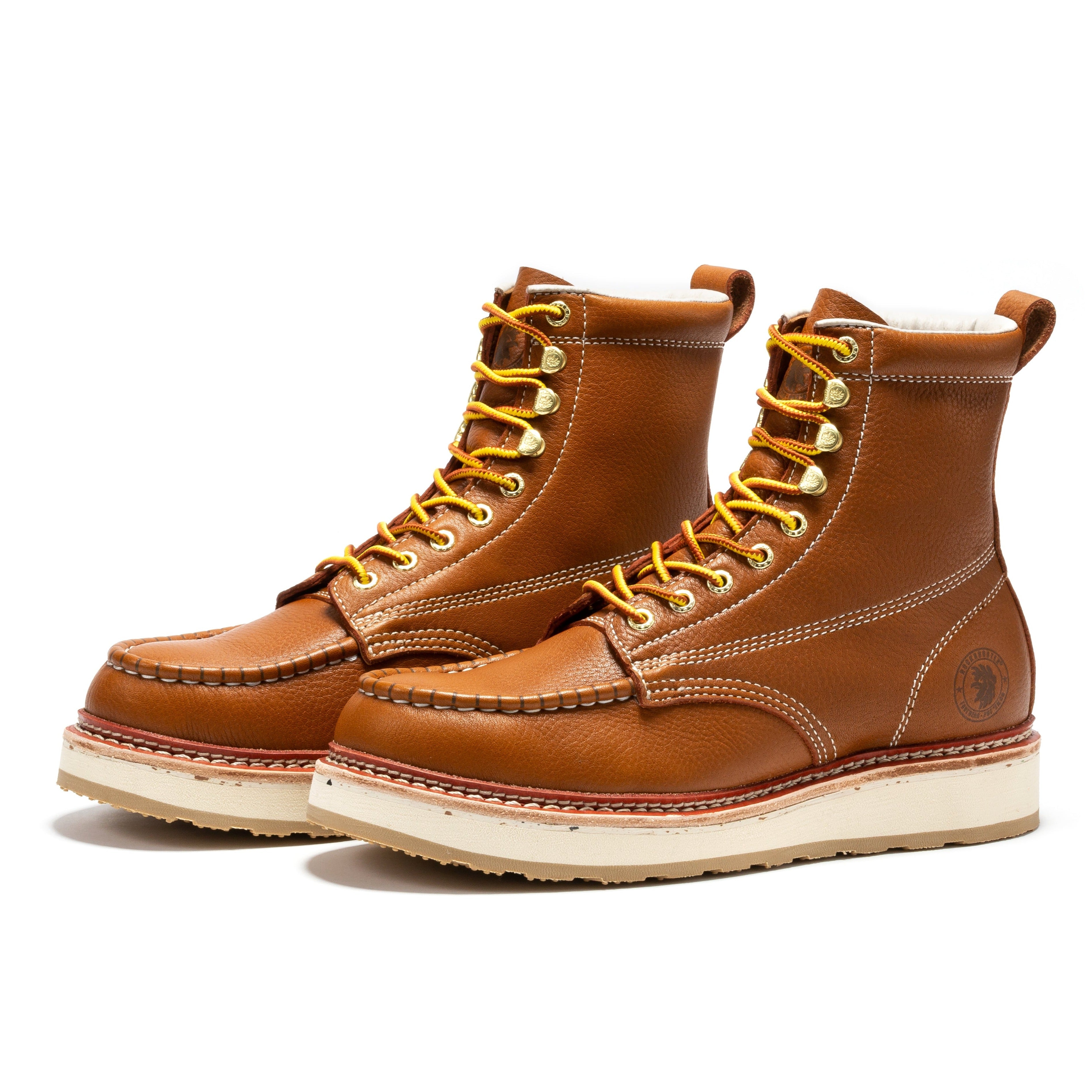 RockRooster Norwood 6" Soft Toe Wedge Work Boot – Brown
