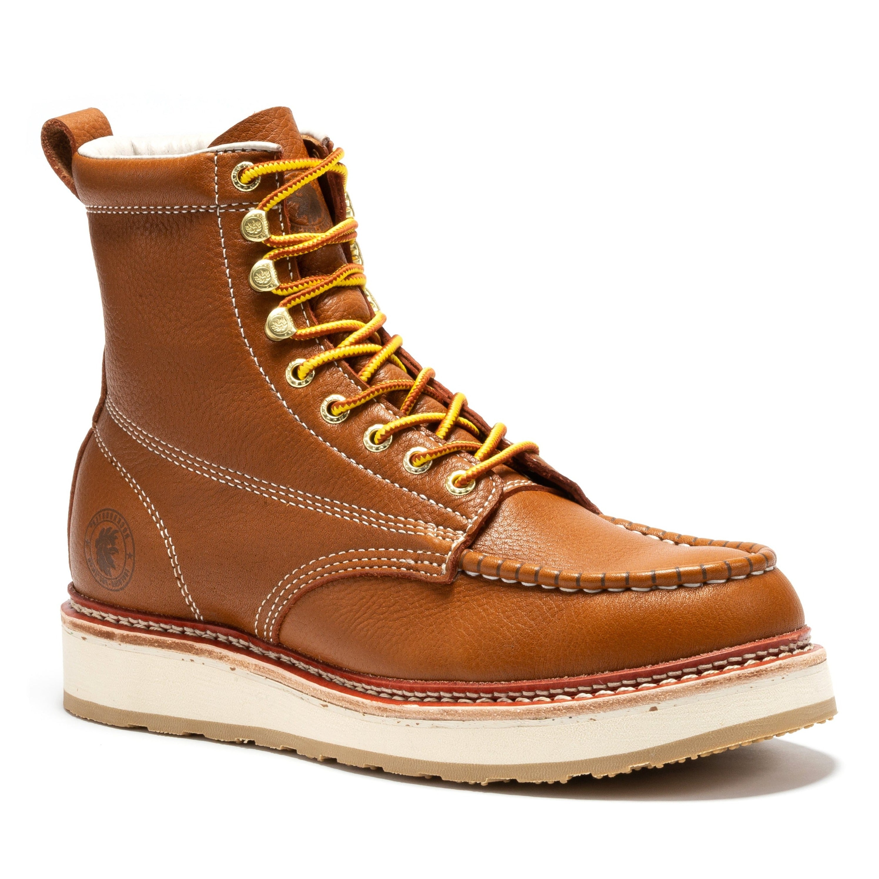 RockRooster Norwood 6" Soft Toe Wedge Work Boot – Brown