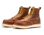 RockRooster Norwood 6" Steel Toe Wedge Work Boot – Brown