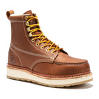 RockRooster Norwood 6" Steel Toe Wedge Work Boot – Brown