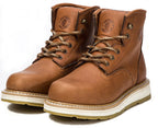 RockRooster Roberta 6" Soft Toe Wedge Work Boot – Tan – Wide Fit