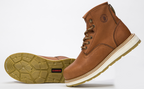 RockRooster Roberta 6" Soft Toe Wedge Work Boot – Tan – Wide Fit