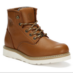 RockRooster Roberta 6" Soft Toe Wedge Work Boot – Tan – Wide Fit