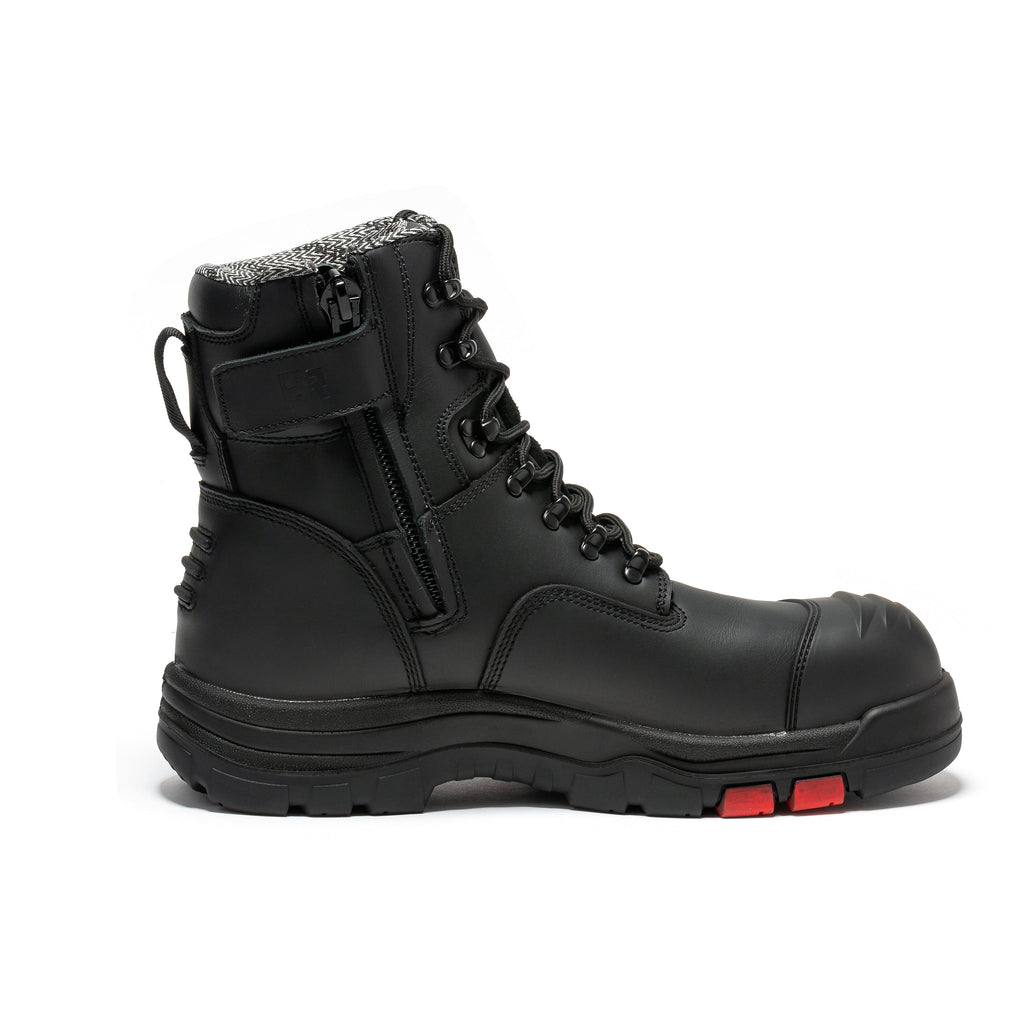 RockRooster Roslyn 7" Side-Zip Composite Toe Work Boot – Black - MEM Supply Co.