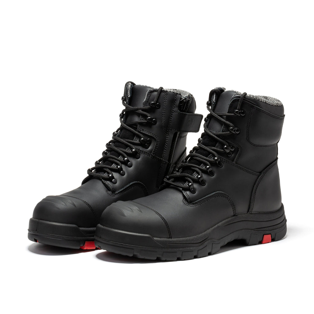 RockRooster Roslyn 7" Side-Zip Composite Toe Work Boot – Black - MEM Supply Co.