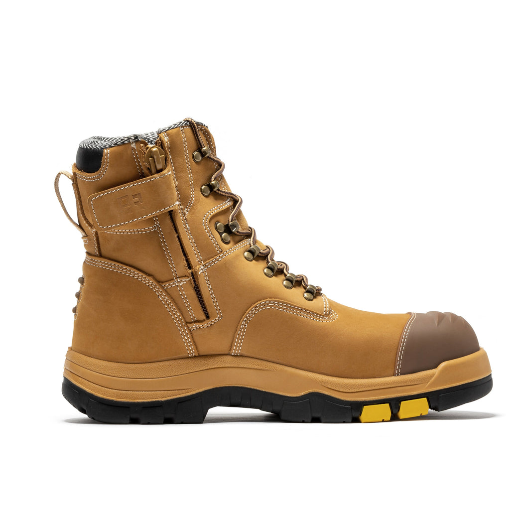 RockRooster Roslyn 7" Side-Zip Composite Toe Work Boot – Black - MEM Supply Co.