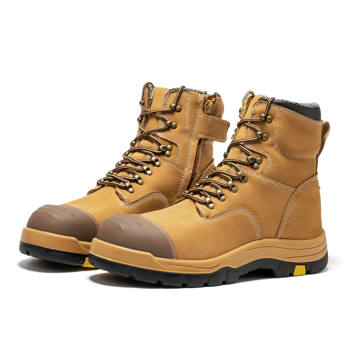 RockRooster Roslyn 7" Side-Zip Composite Toe Work Boot – Black - MEM Supply Co.