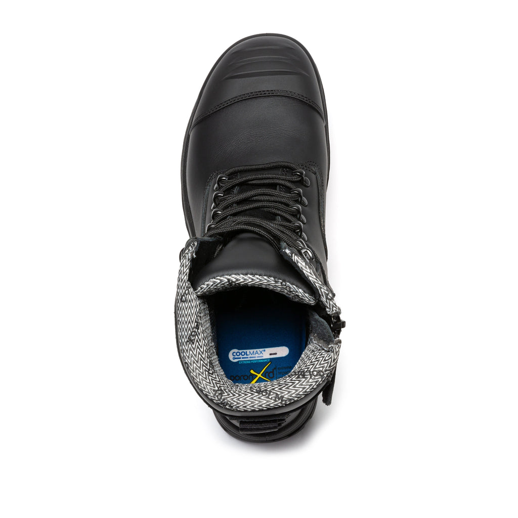 RockRooster Roslyn 7" Side-Zip Composite Toe Work Boot – Black - MEM Supply Co.