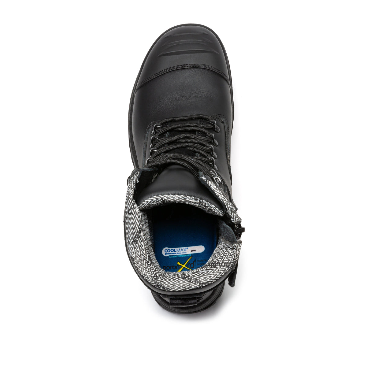 RockRooster Roslyn 7" Side-Zip Composite Toe Work Boot – Black - MEM Supply Co.
