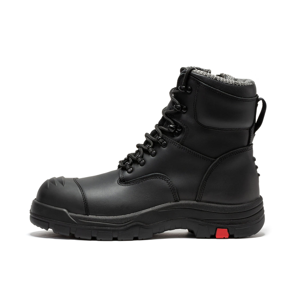RockRooster Roslyn 7" Side-Zip Composite Toe Work Boot – Black