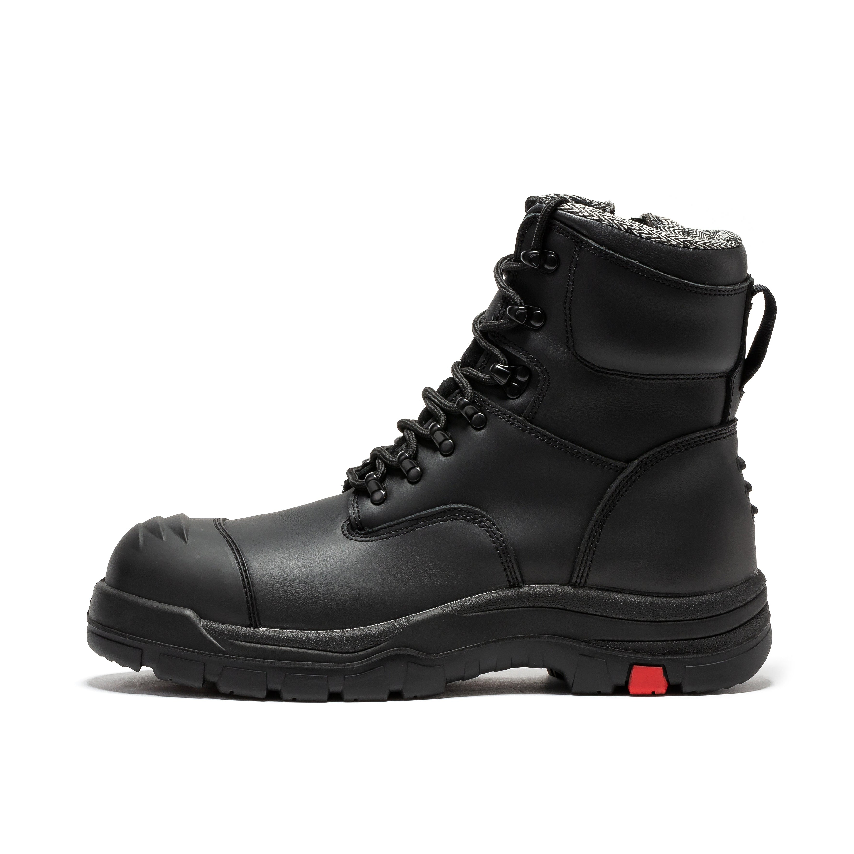 RockRooster Roslyn 7" Side-Zip Composite Toe Work Boot – Black