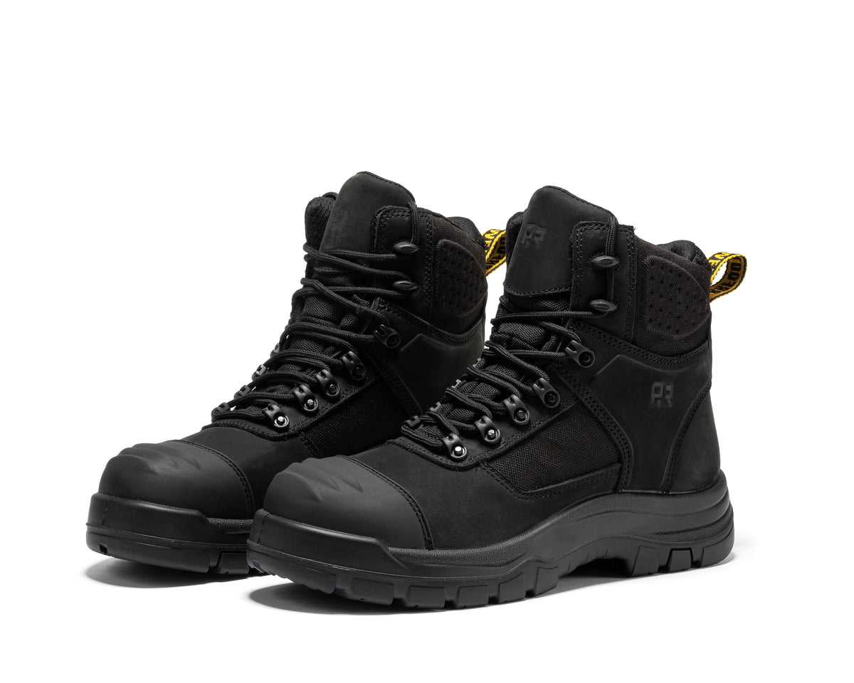 RockRooster Stowe 7" Waterproof Composite Toe Work Boot – Black - MEM Supply Co.