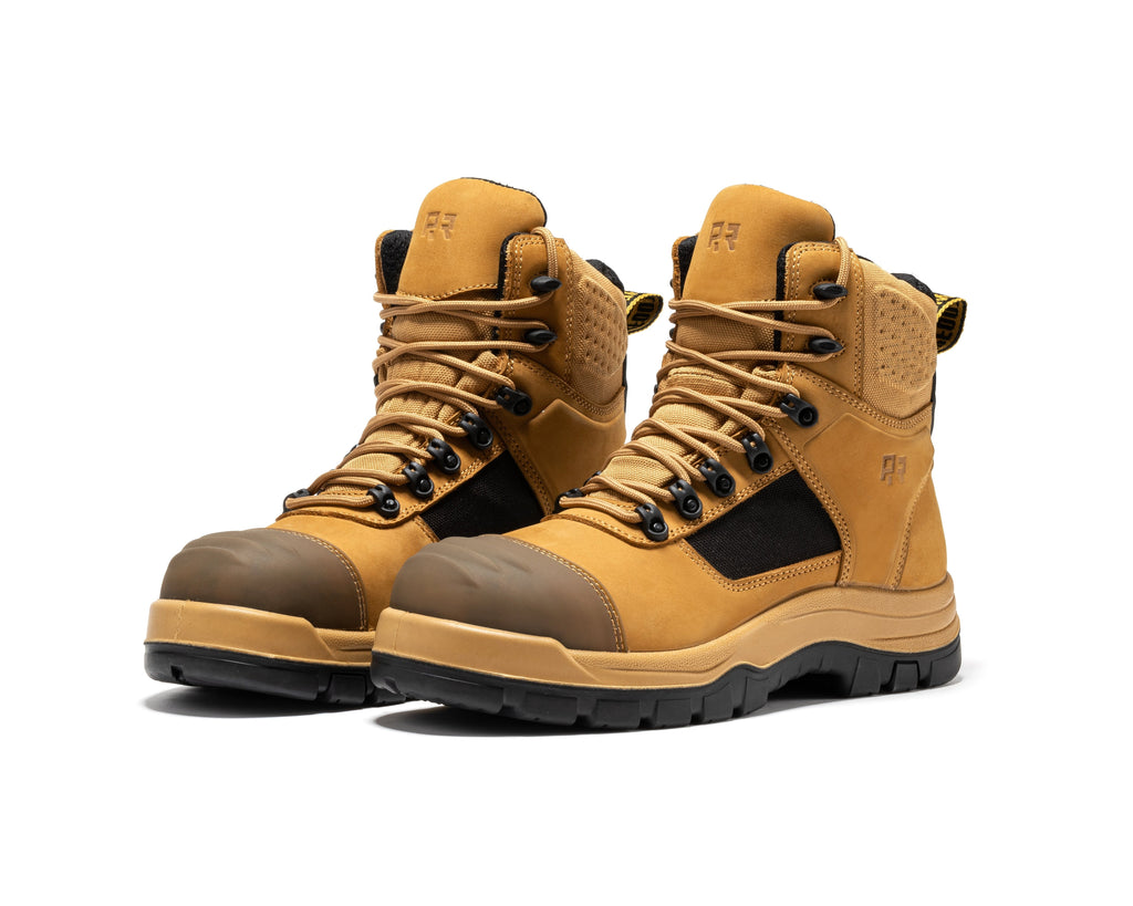 RockRooster Stowe 7" Waterproof Composite Toe Work Boot – Black - MEM Supply Co.