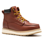 RockRooster Walker 6" Soft Toe Wedge Work Boot – Brown
