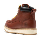 RockRooster Walker 6" Soft Toe Wedge Work Boot – Brown