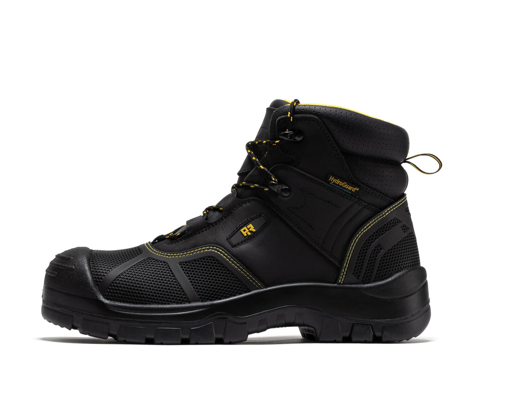 RockRooster Woodland 6" Waterproof Composite Toe Work Boot – Black - MEM Supply Co.