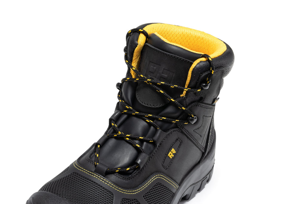 RockRooster Woodland 6" Waterproof Composite Toe Work Boot – Black - MEM Supply Co.