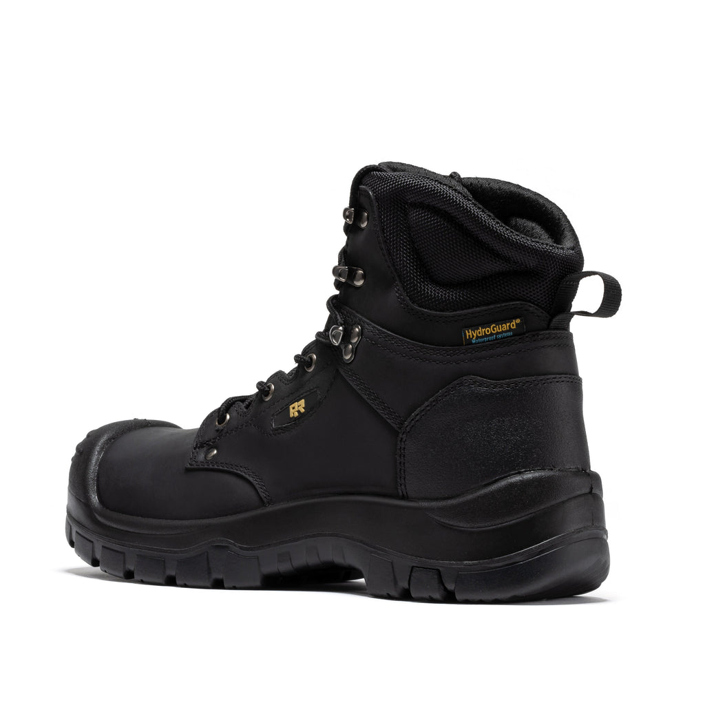RockRooster Woodland 6" Waterproof Composite Toe Work Boot – Black - MEM Supply Co.