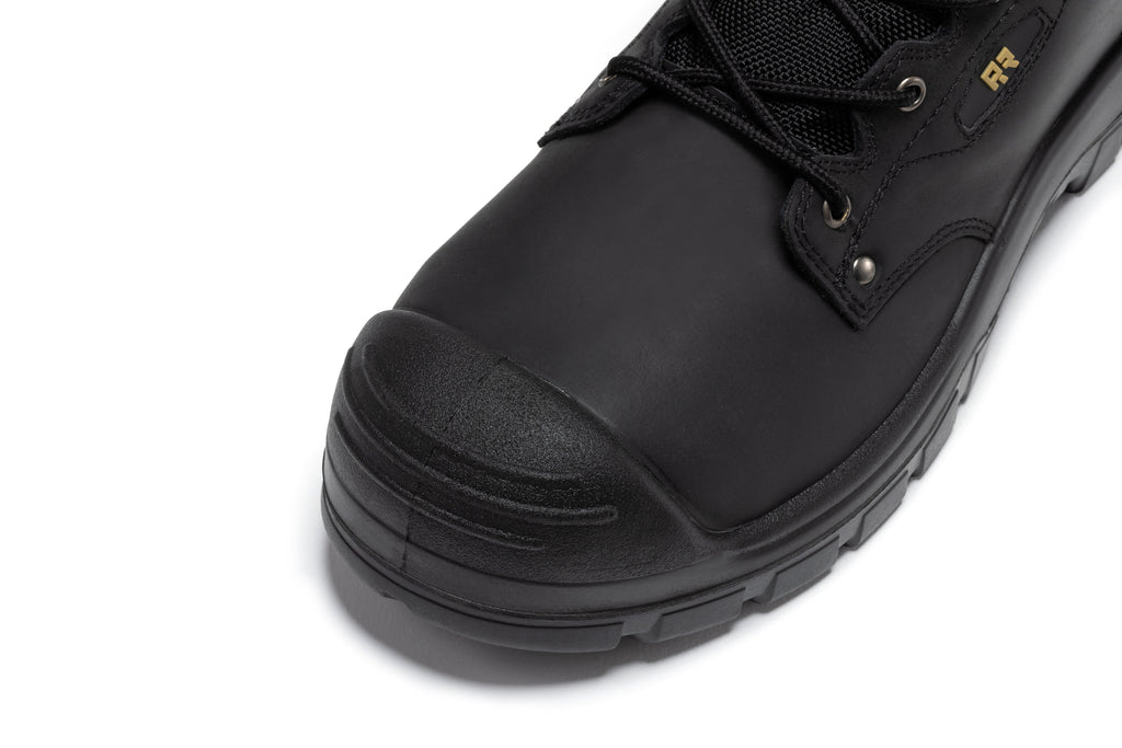 RockRooster Woodland 6" Waterproof Composite Toe Work Boot – Black - MEM Supply Co.