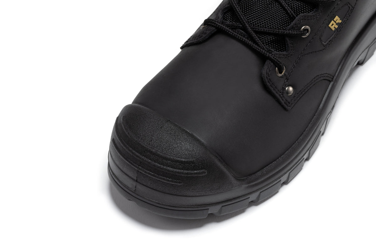 RockRooster Woodland 6" Waterproof Composite Toe Work Boot – Black - MEM Supply Co.