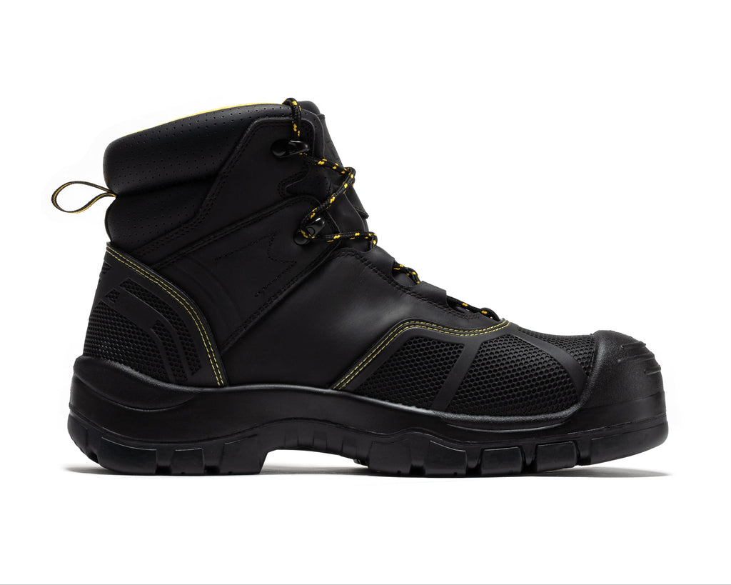 RockRooster Woodland 6" Waterproof Composite Toe Work Boot – Black - MEM Supply Co.