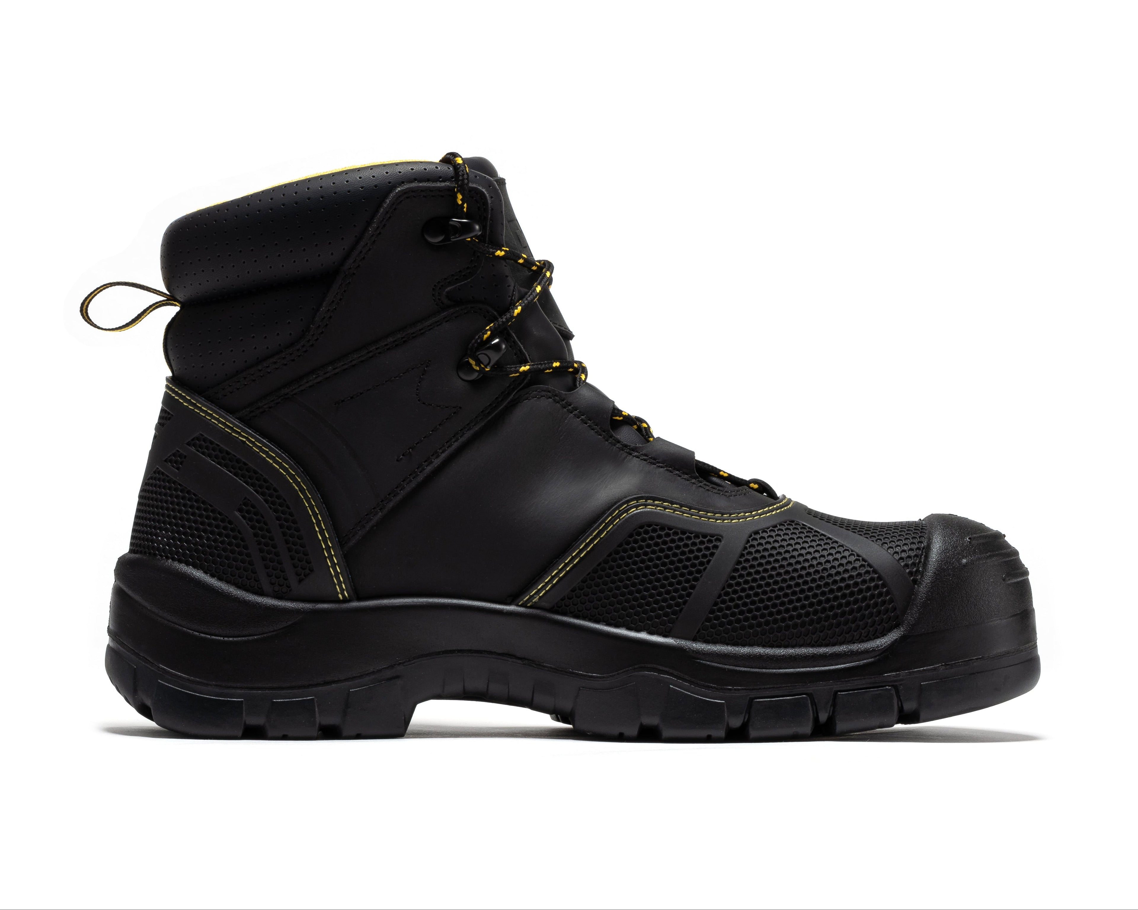 RockRooster Woodland 6" Waterproof Composite Toe Work Boot – Black - MEM Supply Co.