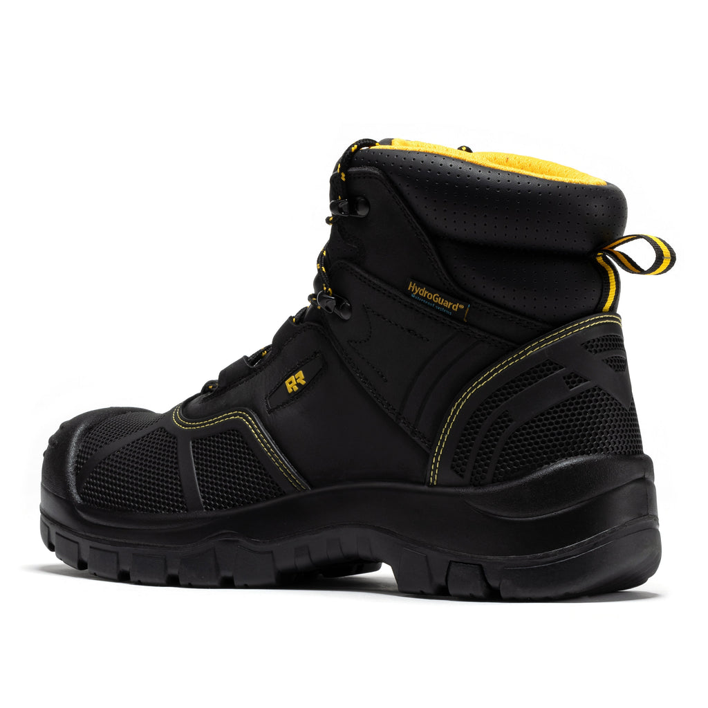 RockRooster Woodland 6" Waterproof Composite Toe Work Boot – Black - MEM Supply Co.