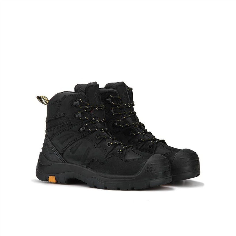 RockRooster Woodland 6" Composite Toe Work Boot – Black