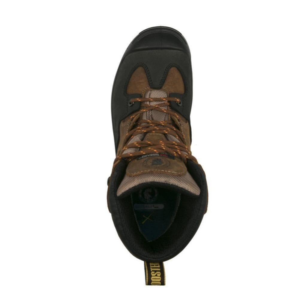 RockRooster Woodland 6" Waterproof Composite Toe Work Boot – Brown – Wide Fit