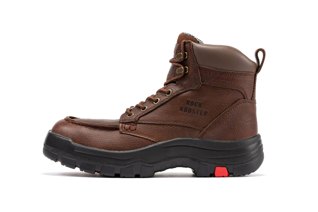 RockRooster Zumbro 6" Waterproof Steel Toe Work Boot – Wide Fit