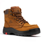 RockRooster Zumbro 6" Wide Steel Toe Work Boot – Brown - MEM Supply Co.