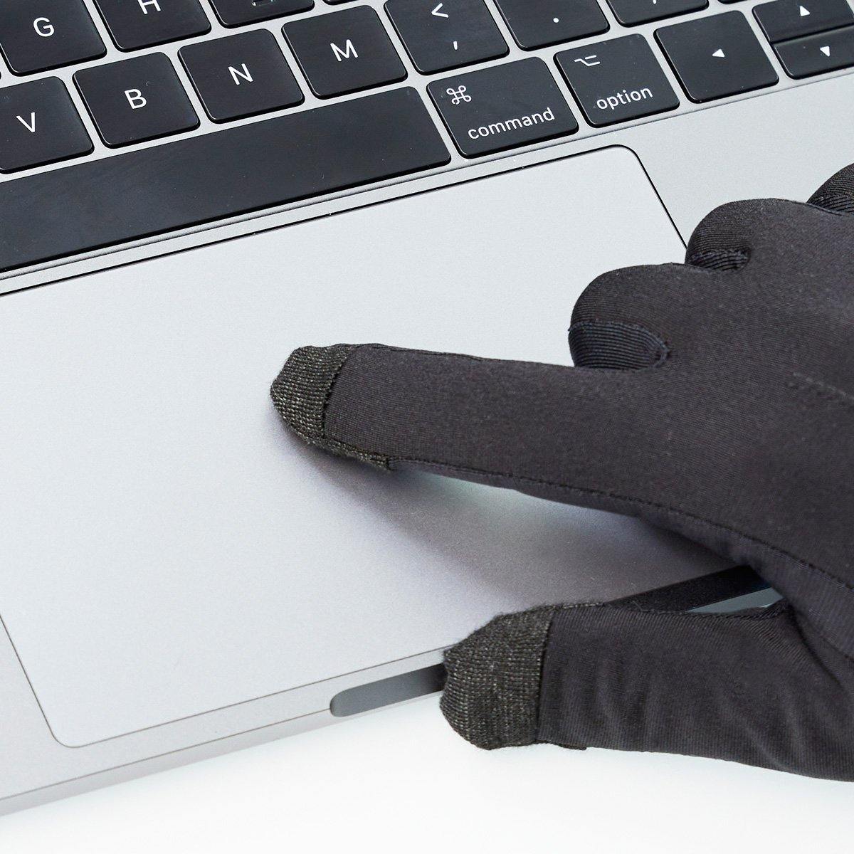 The Writer’s Glove® V3 Graphene Touchscreen Typing Gloves – Black