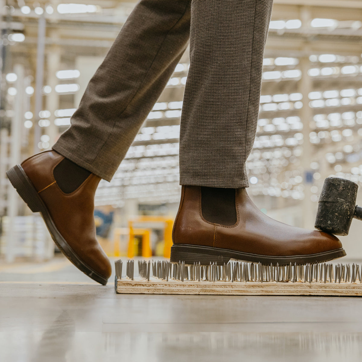 Proxon Tulsa Steel Toe Chelsea Work Boot – Amber